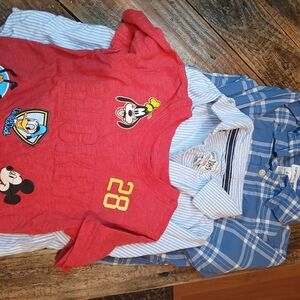 Kids Red Character T-Shirt